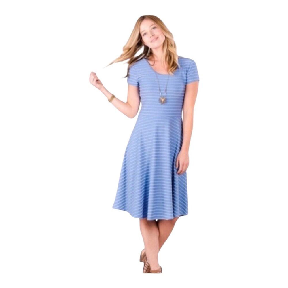 Matilda Jane Dress Women Large Blue NWT